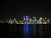 Die nächtliche Skyline von Sydney