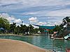 Die Poollandschaft auf dem Campingplatz