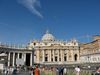 An der Peterskirche in Rom - Start unserer 11km-Tour