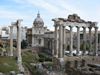 Bliack auf den westlichen Teil des Forum Romanum