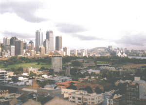 Sydney vom Hotel aus betrachtet
