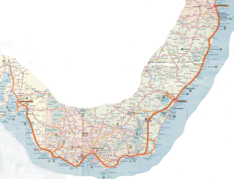 Unsere Reiseroute
